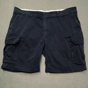 Polo Ralph Lauren Shorts Mens 48 Navy Blue Cargo Pockets Chino Outdoor Military